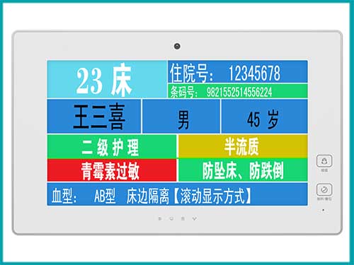 醫(yī)院ICU門口探視屏